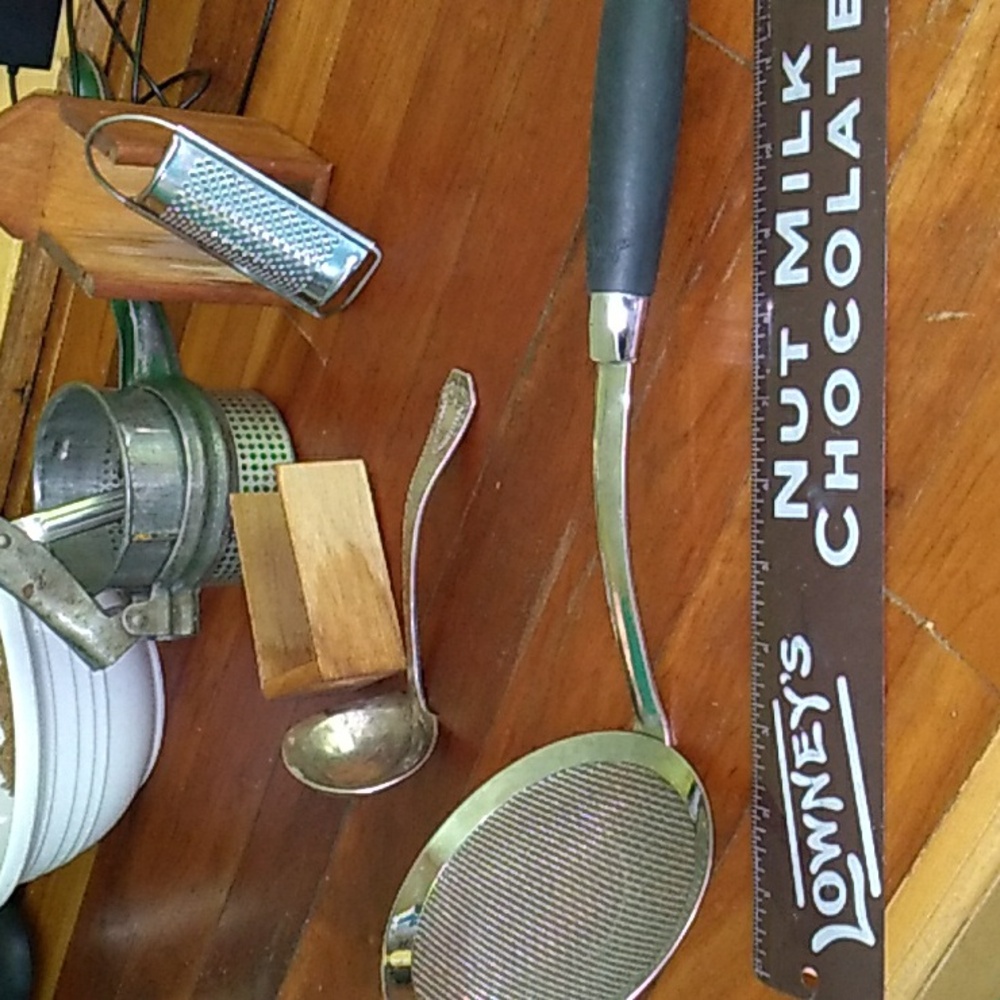 Professional SKIMMER/STRAINER SPOON  Silver Stainless LUNT BLOOMINGDALES